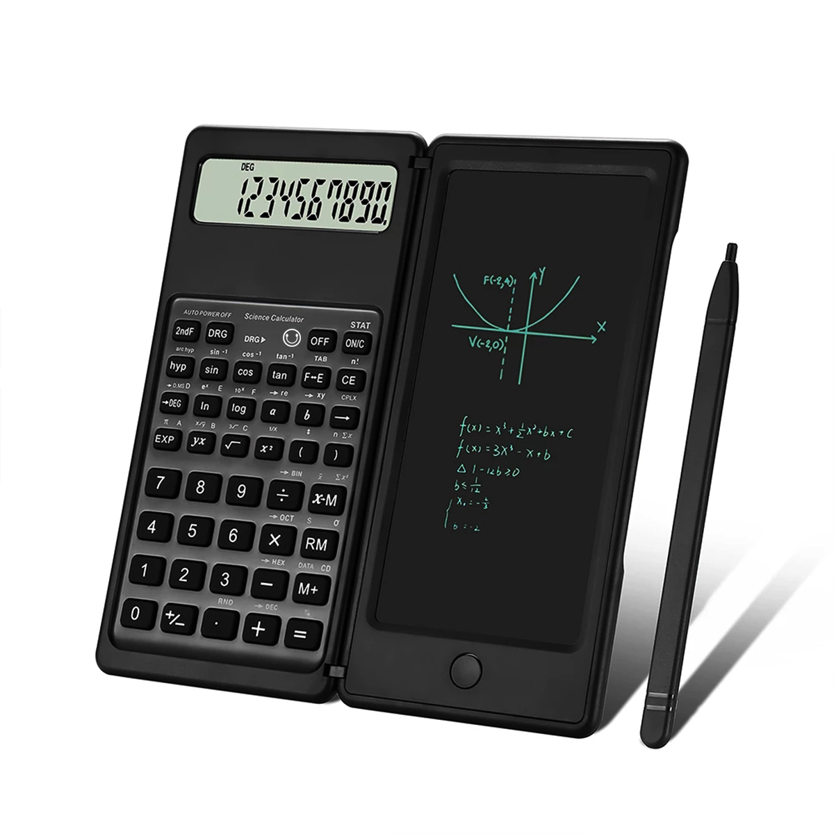 Scientific Calculator For Secondary School - آلة حاسبة علمية مع لوحة كتابة