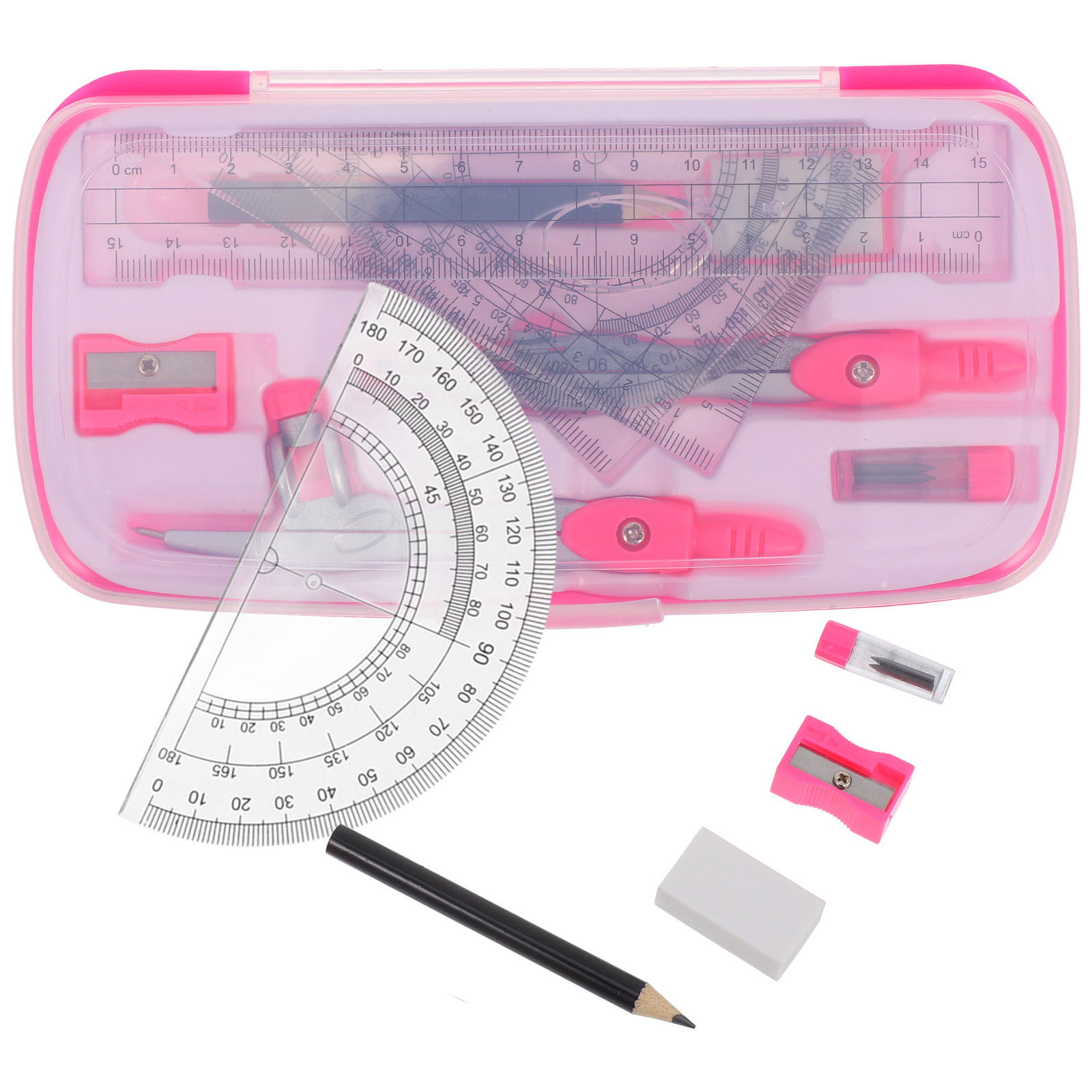 1. مجموعة أدوات رسم متعددة الا - مراجعة Math Geometry Set With Compass وسعره