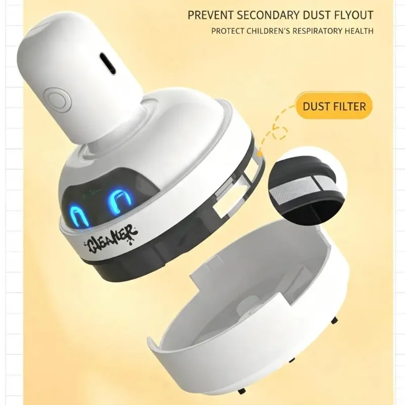 مكنسة كهربائية صغيرة محمولة بت - مراجعة Mini Desktop Vacuum Cleaner For Eraser Dust وسعره