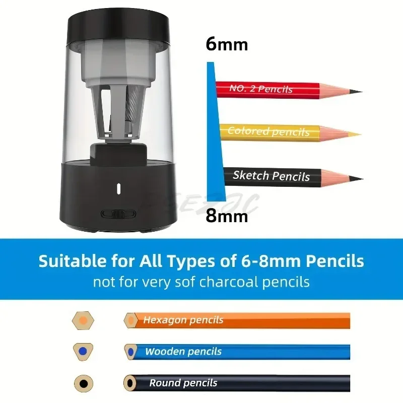 مبراة أقلام كهربائية محمولة أو - مراجعة Electric Pencil Sharpener Usb وسعره
